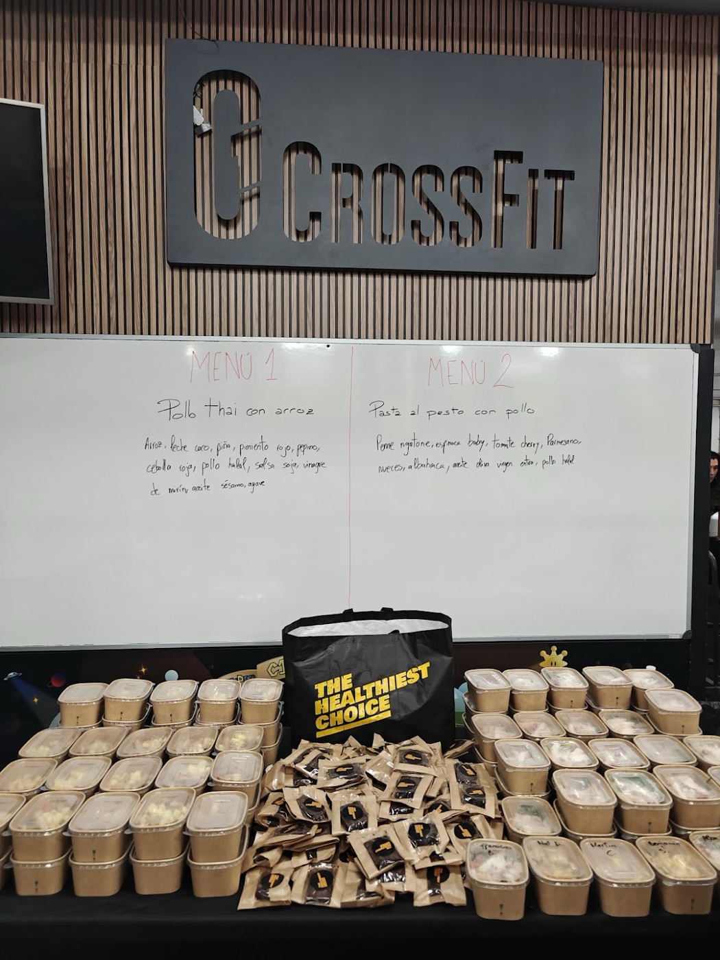 Sports event catering in Barcelona: healthy meals for a CrossFit competition