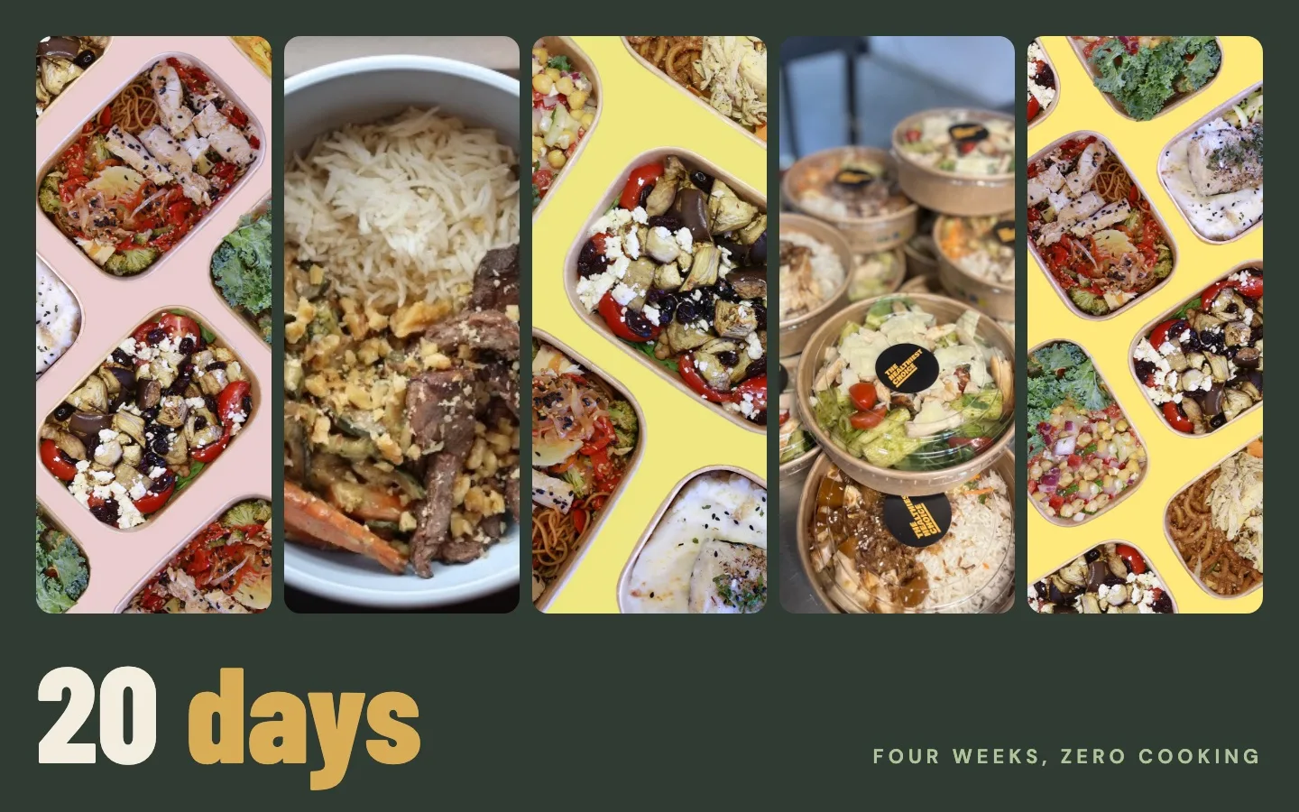 Monthly plan: healthy meals delivered in Barcelona